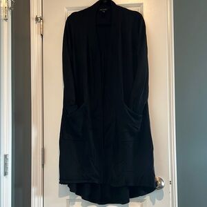 H by Halston Black Sweater Cardigan